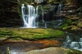 Elakala Falls at Blackwaterfalls State Park in West Virginia Royalty Free Stock Photo