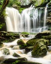 Elakala Falls in West Virginia after Spring Rain Royalty Free Stock Photo