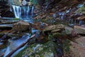 Elakala waterfalls in early spring Royalty Free Stock Photo