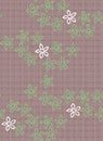 Elanance Floral motif pattern with color backgound