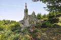 Elancourt F,July 16th: Basilique Notre Dame de la Garde in the Miniature Reproduction of Monuments Park from France Royalty Free Stock Photo