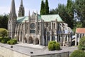 Elancourt F,July 16th: Cathedrale de Chartres in the Miniature Reproduction of Monuments Park from France