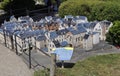 Elancourt F,July 16th: Place Plumereau a Tours in the the Miniature Reproduction of Monuments Park from France Royalty Free Stock Photo