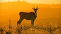 Eland at sunset Royalty Free Stock Photo