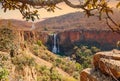 The Elands River Waterfall at Waterval Boven in Mpumalanga, South Africa Royalty Free Stock Photo