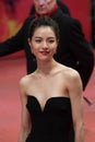 Elane Zhong Chuxi on red carpet during Berlinale 2018 Royalty Free Stock Photo