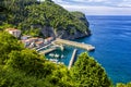 Elantxobe on the coast of Basque Country in Nothern Spain Royalty Free Stock Photo