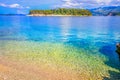 Elaphiti islands, turquoise adriatic beach in Dalmatia, Croatia Royalty Free Stock Photo