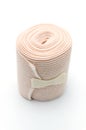 Elastic ACE compression bandage warp unwrapped Royalty Free Stock Photo