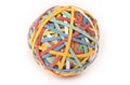Elastic Band Ball Royalty Free Stock Photo