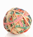 Elastic band ball Royalty Free Stock Photo