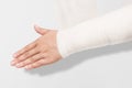 Elastic bandage on the forearm Royalty Free Stock Photo