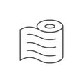 Elastic bandage line outline icon