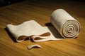 Elastic bandage medical cotton Royalty Free Stock Photo