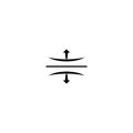 Elastic icon isolated on white background
