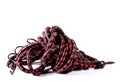 Elastic rope in white background Royalty Free Stock Photo