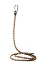Elastic rope in white background Royalty Free Stock Photo