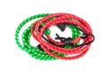 Elastic round rope with hooks for handbag.