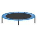 Elastic trampoline isolated icon