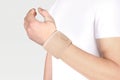 Elastic Wrist Injury Support. Sport Protective Wristband. Wrist Positioning Orthosis. Wrist pain.