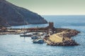 Elba Island, Italy. June 25, 2016: Small marina in the town of Marciana Marina on the Island of Elba in Italy. Some boats moored