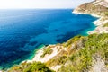 Elba island sea near Chiessi Royalty Free Stock Photo