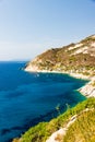 Elba island sea near Chiessi Royalty Free Stock Photo