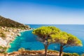 Elba island sea near Pomonte Royalty Free Stock Photo