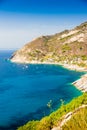 Elba island sea near Chiessi Royalty Free Stock Photo