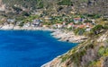Beautiful summer panorama of Chiessi village, in Elba Island. Province of Livorno, Tuscany, Italy. Royalty Free Stock Photo