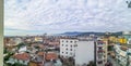 Elbasan city view of Albania
