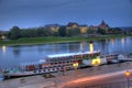 Elbe Paddleboat in HDR Royalty Free Stock Photo
