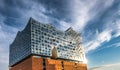 The Elbe Philharmonic Hall or Elbphilharmonie, concert hall in t