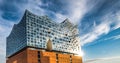 The Elbe Philharmonic Hall or Elbphilharmonie, concert hall in t Royalty Free Stock Photo