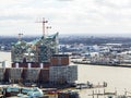 Elbe Philharmonic Hall under construction