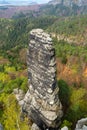 The Elbe Sandstone Mountains are a sandstone massif
