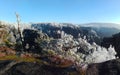 Elbe sandstone mountains in winter, Winterberg