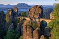 Elbe view from Bastei, Sachsische Schweiz