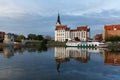 Elblag old town reflection Royalty Free Stock Photo