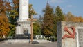 Elblag city, Poland. Soviet soldiers cemetery.