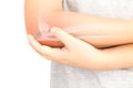 Elbow bones injury Royalty Free Stock Photo