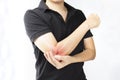 Elbow bones injury Royalty Free Stock Photo