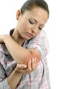 Elbow In Pain Royalty Free Stock Photo