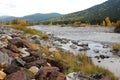 Elbow river valley in autumn Royalty Free Stock Photo