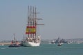 Elcano, Flagship of the Spanish navy.