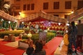 People enjoying and shopping handicrafts at the Medieval Market