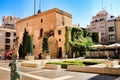 Calahorra Tower and vertical garden in Elche, Alicante, Spain