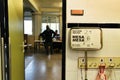 Citizens voting in a polling station in Spain