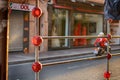 Elche, Alicante, Spain- street in the center of the city at sunrise