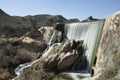 Elche Reservoir in winter Royalty Free Stock Photo